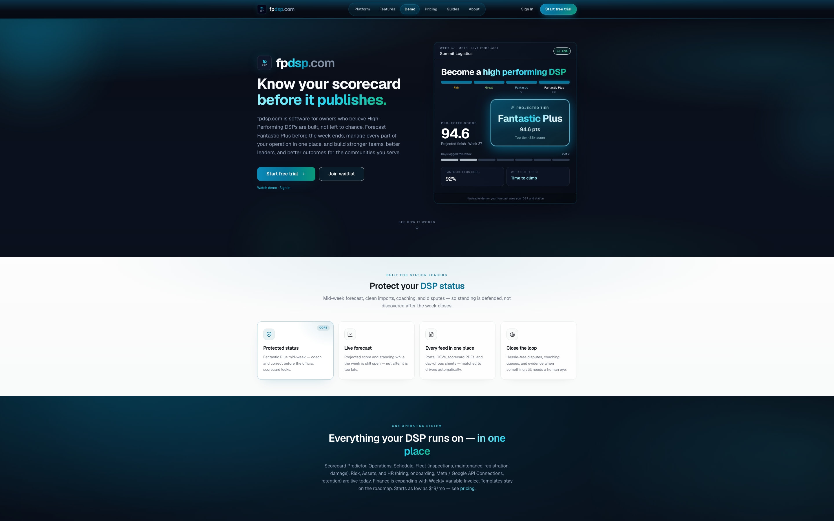 Homepage of fpdsp